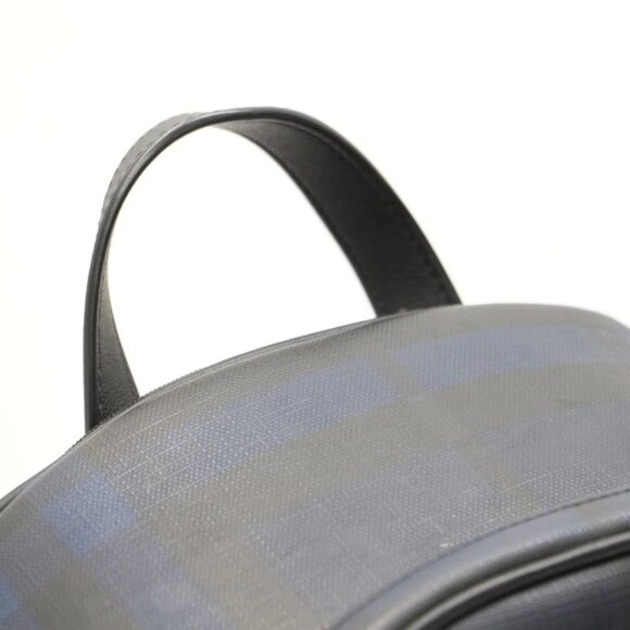 Burberry London Check Logo Rocco Backpack - Navy - Picture 2 of 14
